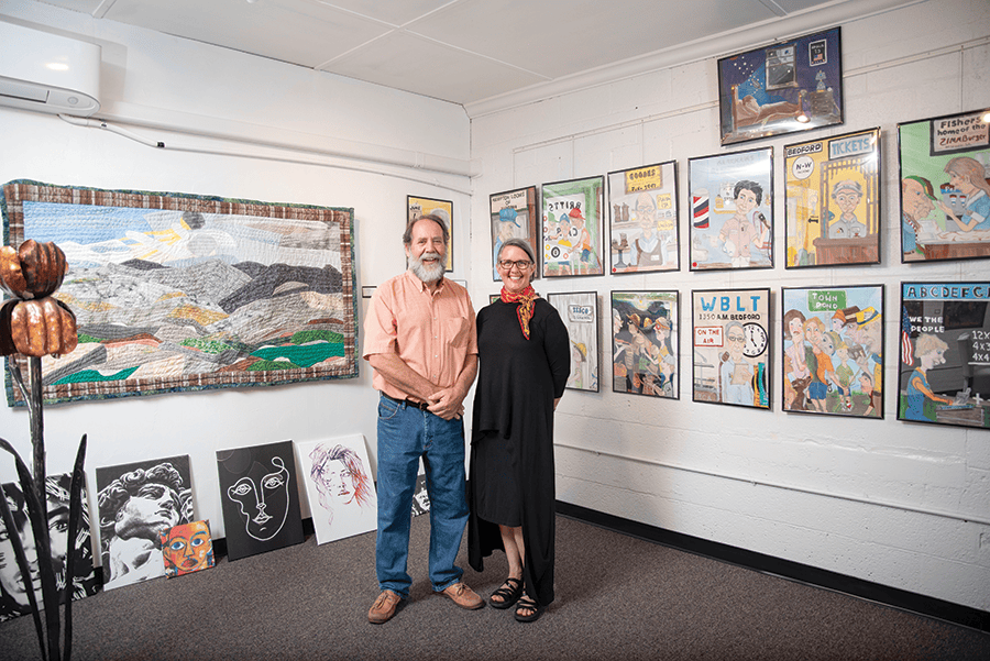 ElectricCoArt, Bistro & Market Owner Wendy Witt and her partner, Bill Mauser. Photo by Ashlee Glen.
