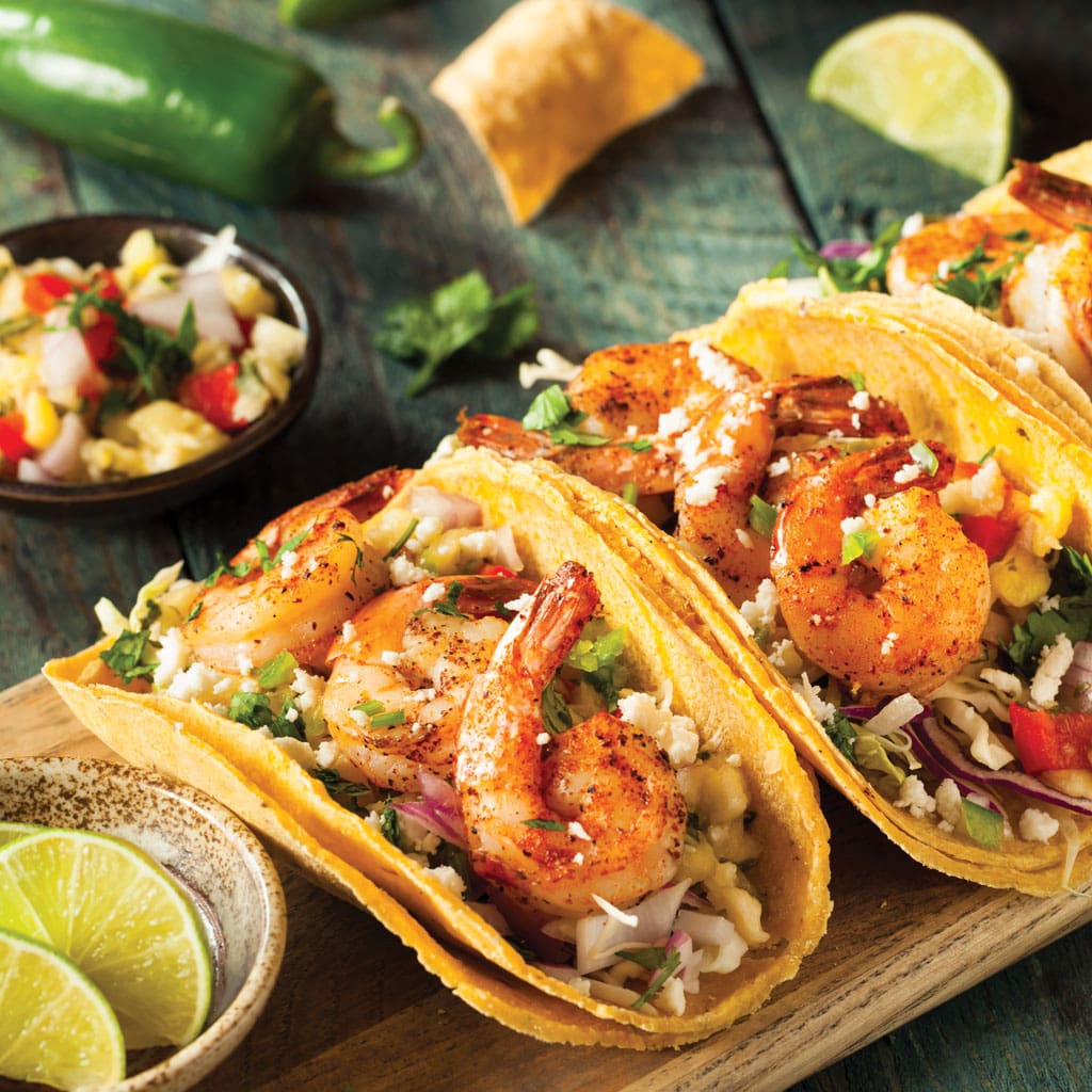 shrimp tacos